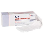 ROGG Verbandmull 10 cmx10 m zickzack 8fa 1 St