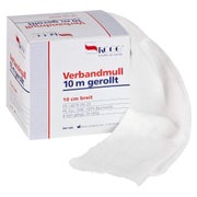 ROGG Verbandmull 10 cmx2 m Rolle 8fach 1 St