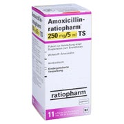 AMOXICILLIN-ratiopharm 250mg/5ml TS 100 ml