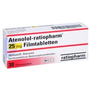 Atenolol-ratiopharm 25 mg Filmtabletten 30 St