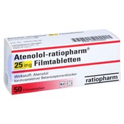 Atenolol-ratiopharm 25 mg Filmtabletten 50 St
