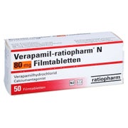 VERAPAMIL-ratiopharm N 80 mg Filmtabletten 50 St