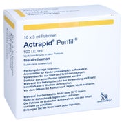 Actrapid Penfil 100 I.E./ml 10X3 ml