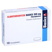 CLARITHROMYCIN BASICS 250 mg Filmtabletten 10 St