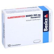 CLARITHROMYCIN BASICS 250 mg Filmtabletten 12 St