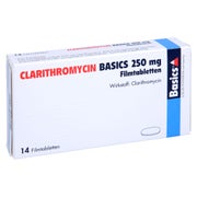 CLARITHROMYCIN BASICS 250 mg Filmtabletten 14 St