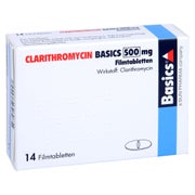 CLARITHROMYCIN BASICS 500 mg Filmtabletten 14 St