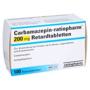 CARBAMAZEPIN-ratiopharm 200 mg Retardtabletten 100 St