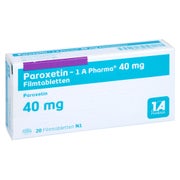 Paroxetin-1a Pharma 40 mg Filmtabletten 20 St