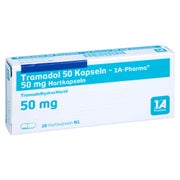 Tramadol 50 Kapseln-1a Pharma 10 St