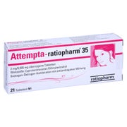 ATTEMPTA-ratiopharm 35 2mg/0,035mg überz.Tabl. 21 St