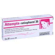 ATTEMPTA-ratiopharm 35 2mg/0,035mg überz.Tabl. 3X21 St