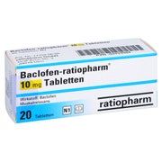 Baclofen-ratiopharm 10 mg Tabletten 20 St