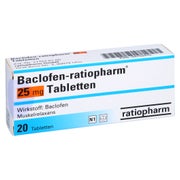 Baclofen-ratiopharm 25 mg Tabletten 20 St