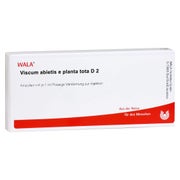 Viscum Abietis e planta tota D 2 Ampulle 10X1 ml