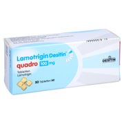 LAMOTRIGIN Desitin Quadro 100 mg Tabletten 50 St