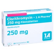 CLARITHROMYCIN-1A Ph.250mg Filmtabletten 10 St