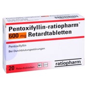 PENTOXIFYLLIN-ratiopharm 600 mg Retardtabletten 20 St