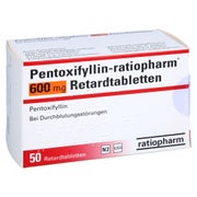 PENTOXIFYLLIN-ratiopharm 600 mg Retardtabletten 50 St
