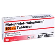 Metoprolol-ratiopharm 100 mg Tabletten 30 St