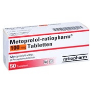 Metoprolol-ratiopharm 100 mg Tabletten 50 St