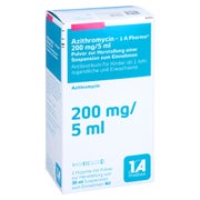 AZITHROMYCIN-1A Ph.200mg/5ml Plv.z.Susp.-Herst. 30 ml