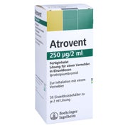 ATROVENT 250 µg/2 ml Fertiginhalat Eindosisbehält. 50X2 ml