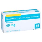 SIMVASTATIN-1A Pharma 40 mg Filmtabletten 30 St