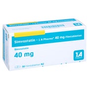 SIMVASTATIN-1A Pharma 40 mg Filmtabletten 50 St