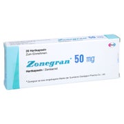 Zonegran 50 mg Hartkapseln 28 St