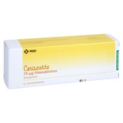 Cerazette 75 Mikrogramm Filmtabletten 6X28 St