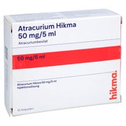 Atracurium Hikma 50 mg/5 ml Ampullen 10 St