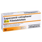 Loperamid-ratiopharm 2 mg Filmtabletten 10 St