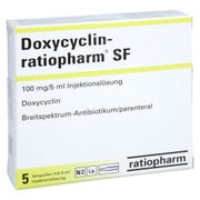 DOXYCYCLIN-ratiopharm SF Injektionslösung Amp. 5 St