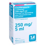 CLARITHROMYCIN-1A Ph.250mg/5ml Gran.z.Susp.-Herst. 100 ml