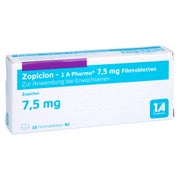 Zopiclon-1a Pharma 7,5 mg Filmtabletten 10 St