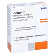 Cosopt 20 Mg/ml + 5 mg/ml Augentropfen 3X5 ml
