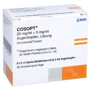 Cosopt 20 Mg/ml + 5 mg/ml Augentropfen 6X5 ml