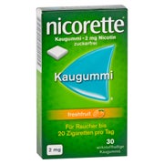 Produktabbildung: Nicorette Kaugummi 2 mg freshfruit - Reimport 30 St