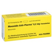 MOXONIDIN AAA-Pharma 0,2 mg Filmtabletten 30 St