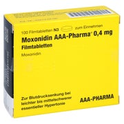 MOXONIDIN AAA-Pharma 0,4 mg Filmtabletten 100 St