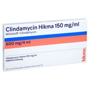 CLINDAMYCIN Hikma 150 mg/ml 600 mg Inj.-Lsg.Amp. 10X4 ml