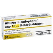 ALFUZOSIN-ratiopharm uno 10 mg Retardtabletten 30 St