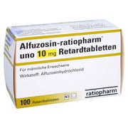 ALFUZOSIN-ratiopharm uno 10 mg Retardtabletten 100 St