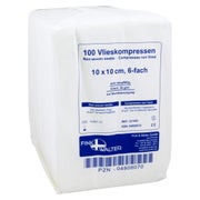 Vlieskompressen Unsteril 10x10 cm 6fach 100 St