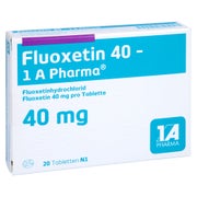 Fluoxetin 40-1a Pharma Tabletten 20 St