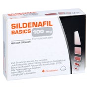 Produktabbildung: Sildenafil Basics 100 mg Filmtabletten 4 St
