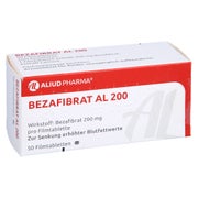 Bezafibrat AL 200 Filmtabletten 50 St