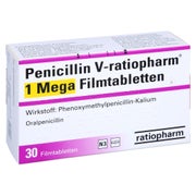 PENICILLIN V-ratiopharm 1 Mega Filmtabletten 30 St