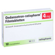 ONDANSETRON-ratiopharm 4 mg Filmtabletten 10 St